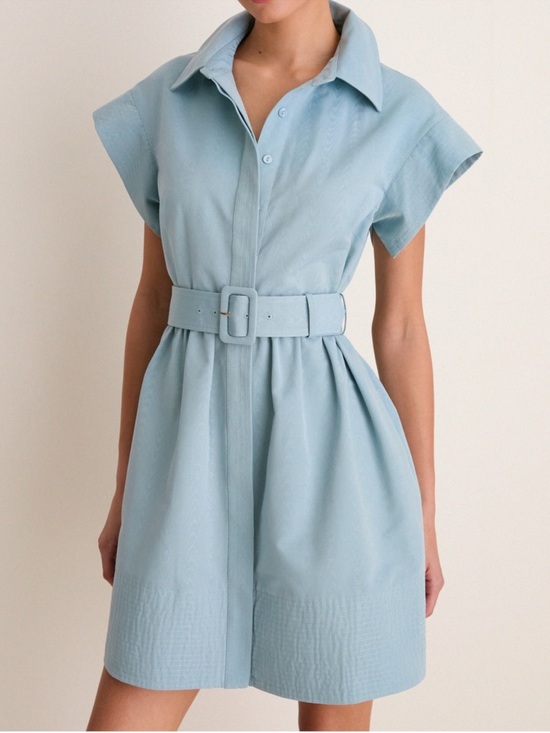 Tuckernuck Dresses & Skirts - Tuckernuck Slate Blue Mini Chloe Dress NWT M No Belt
